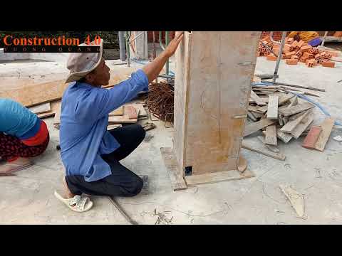 Video Cách đóng cốp pha trụ cho nhà cấp 4 village nhanh và... - youtube