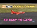 How to land this RC Jet - Landing the FMS Avanti 90mm