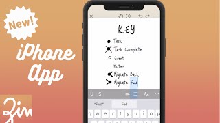 Creating a Digital Bullet Journal with the Zinnia Journal iPhone App