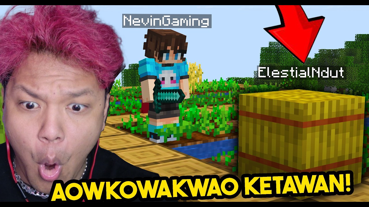 Gw ADAIN PETAK UMPET TAPI BERUBAH JADI BLOCK DI MINECRAFT! ... (NGAKAKKK BANGET!!)