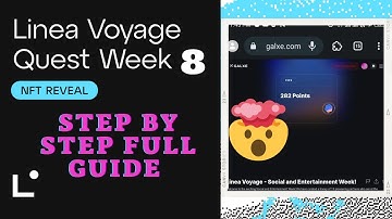 Linea Voyage Quest Week 8 (All Task) | Linea Voyage - Social and Entertainment Week! | Linea Airdrop