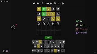 Wordle Pro Plays Wordie