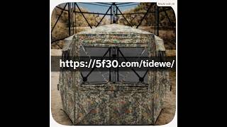 TideWe VistAll 360 Blind Review: Full See‑Through Hunting Blind