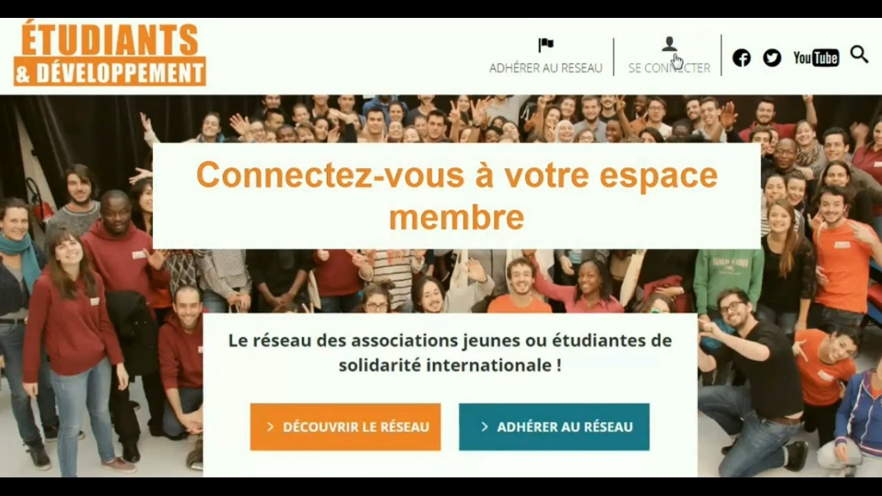 Tutoriel espace membre - site web E&D