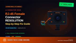 Honeywell IP Camera RJ-45 Female Connector Problem SOLVED! | Complete Fix Guide | Radio Tech Zone