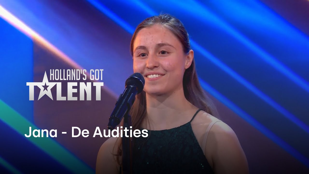 Niemand DURFT te kijken: Jana balanceert op HOGE HAKKEN op flessen | Holland’s Got Talent