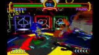 Sonic the Fighters - Moves Demonstration (Sonic)