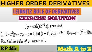 If y=cosh(sin^1x), prove that (1-x^2)y_2-xy_1-y=0, (1-x^2)y_(n+2)-(2n+1)xy_(n+1)=(n^2+1)y_n .