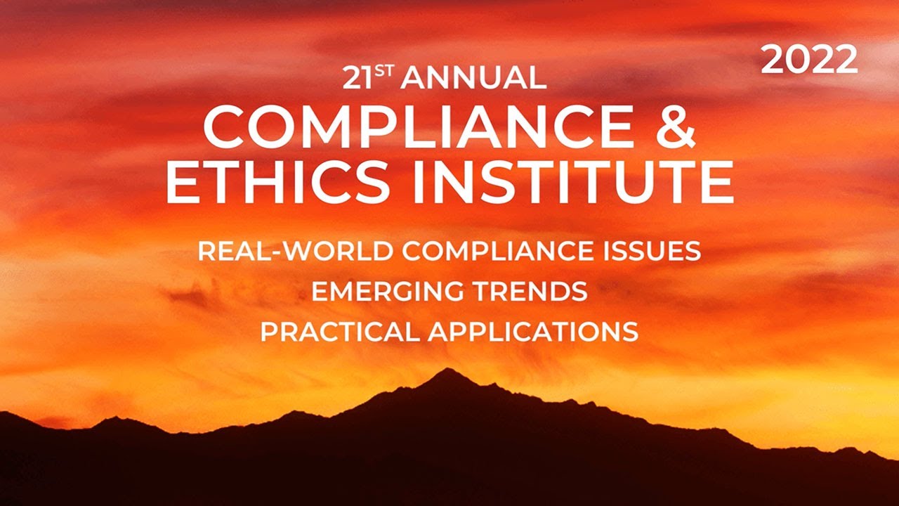 SCCE’s 21st Annual Compliance & Ethics Institute