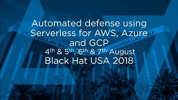 Black Hat USA 2018 Appsecco Cloud Security Training