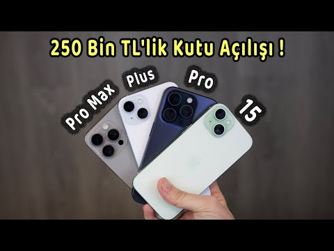 En Pahalı iPhone Modelleri | iPhone 15 Pro Max | 15 Pro | 15 Plus | 15 | Kutu Açılışı !