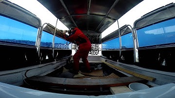 Floating photohide Varanger Arctic Norway