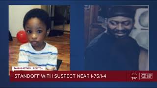 High-speed chase with AMBER Alert suspect leads to standoff on I-4 exit ramp