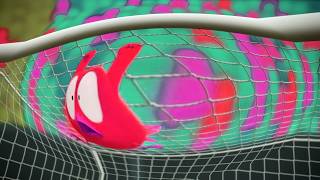 Poyo And Chicky Kicks The Soccer Ball Hard Created With Gamavision Csupo Effects Extended