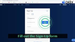 How To Sign Up For An Account On Okex