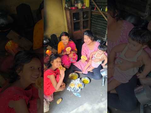 সবাই মিলে আজকে বাড়িতে কচুরি খেলাম #minivlog #banglavlog