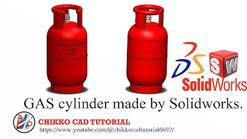 Solidworks Videos | Design of a Gas Cylinder with Solidworks.