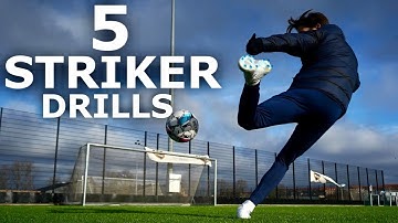 Striker Masterclass | 5 Drills To Improve Movement, First Touch & Finishing
