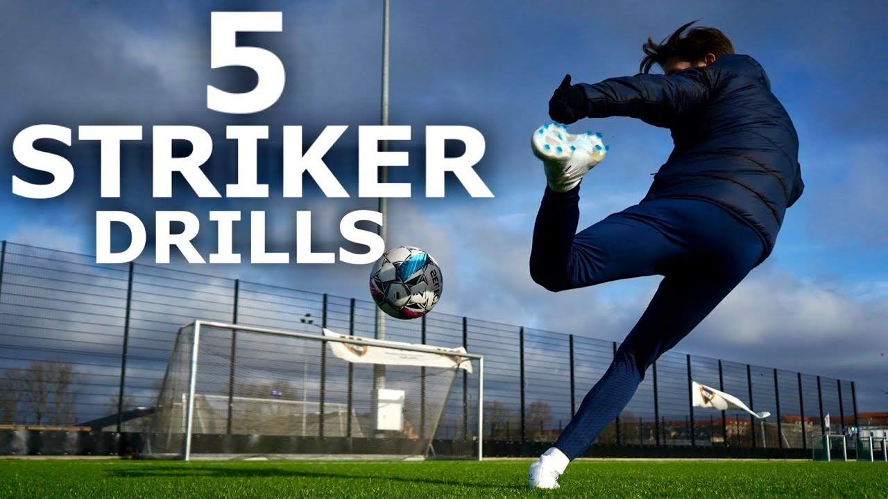 Striker Masterclass | 5 Drills To Improve Movement, First Touch & Finishing
