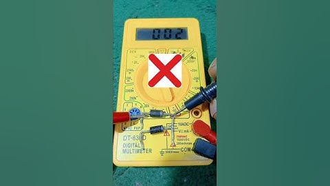 how to check diode good or bad. #diode #doidecheck #componentscheck #umultimeter