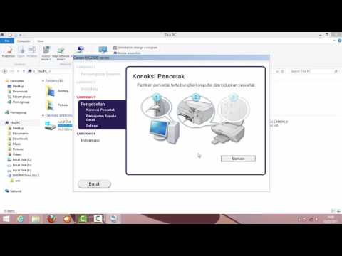 Tutorial  menginstal driver printer