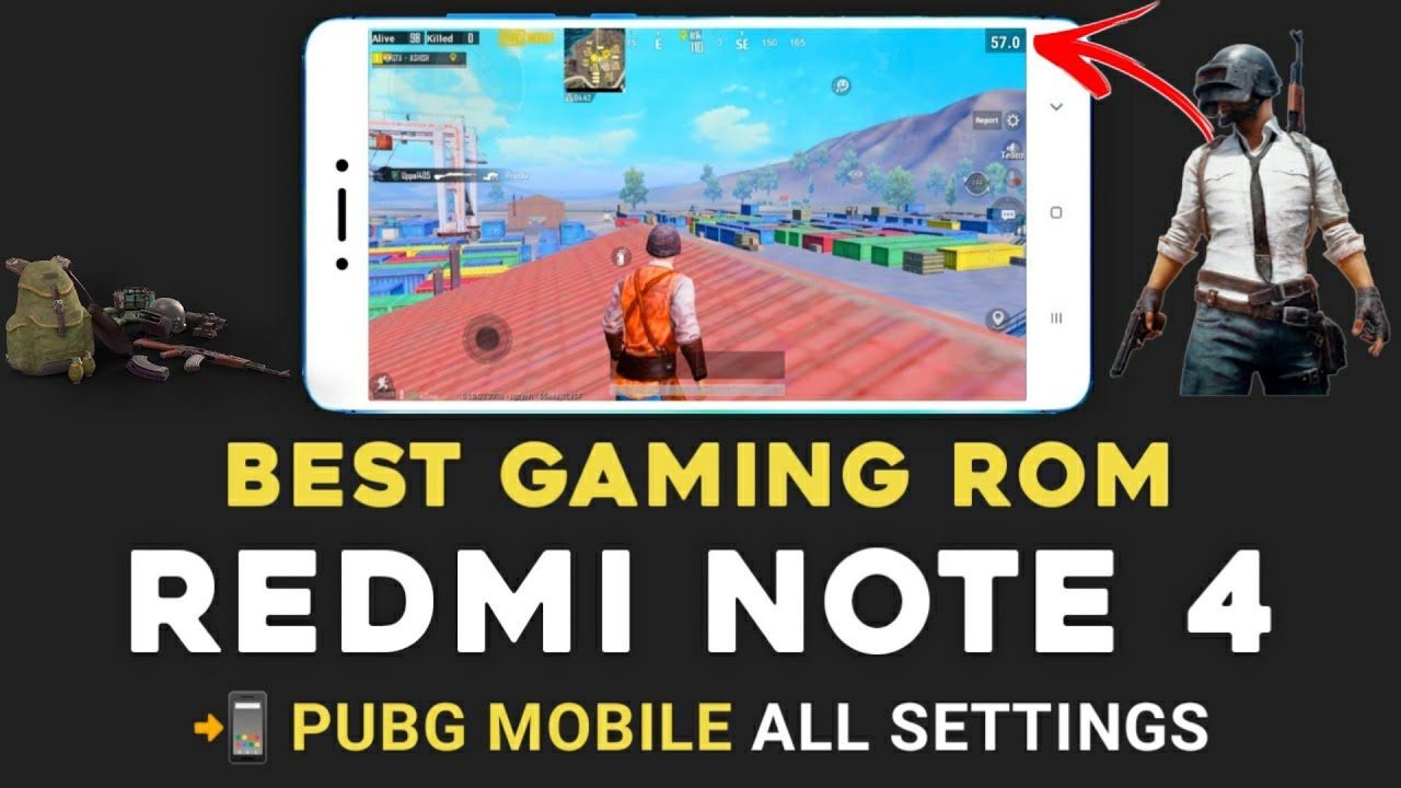 Best Gaming Rom For Redmi Note 4 Android 10 Pubg Mobile Gameplay All Settings Corvus 5 0 Rom Youtube