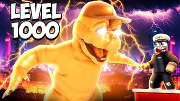 LEVEL 1000 MINILLA EX DESTROYS THE WORLD IN ROBLOX