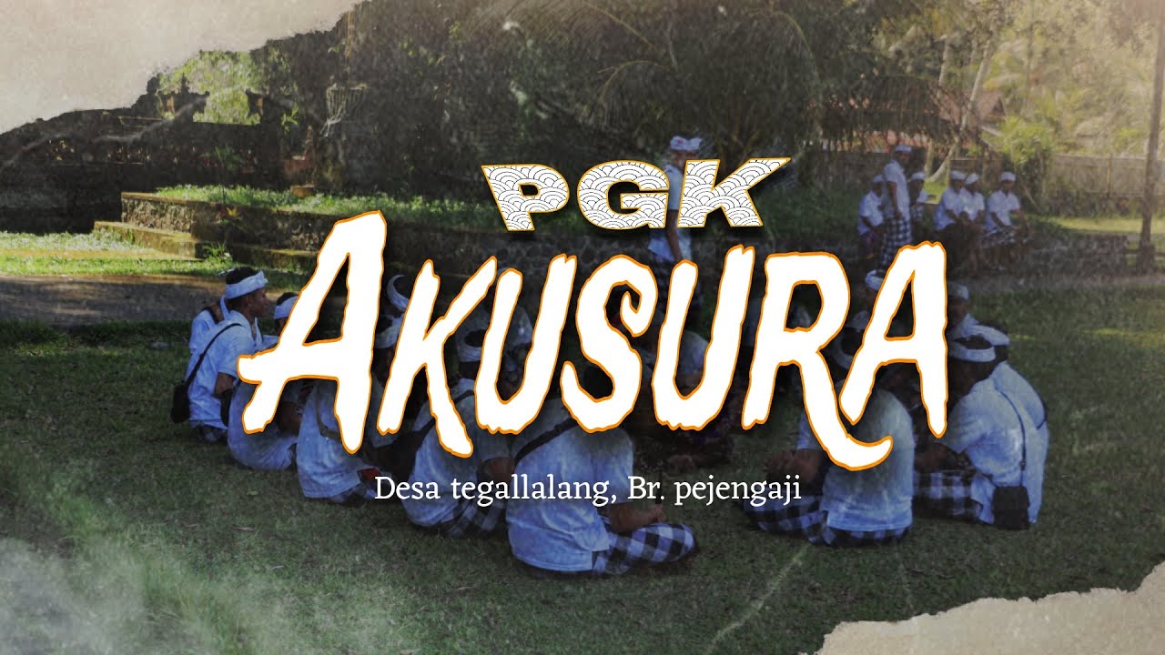 Tabuh Bebarongan " Akusura " PGK Tegallalang br. Pejengaji 2023