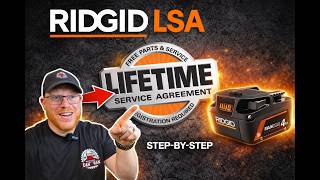 RIDGID REPLACEMENT BATTERIES (LSA)-How to register them!! #ridgidtools  #ridgid