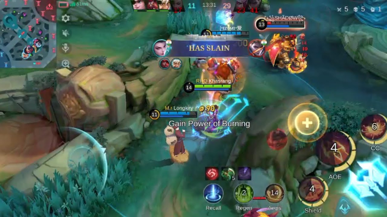 Noobest Team I Ever Met Rank Push Hanabi  10/5/8  Mythic Honor Lobby Mlbb Gameplay 