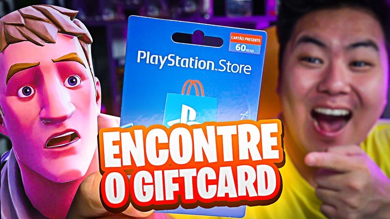 TEM UM GIFT CARD ESCONDIDO NESSE VÍDEO!! | FORTNITE - YouTube