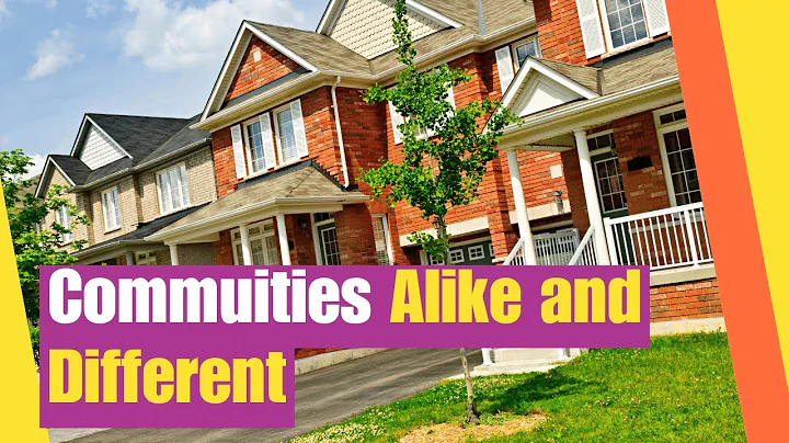 Communities Alike and Different | Learn about urban, suburban and rural communities | Lesson Booste