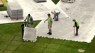 Why Dodger Groundskeepers Are In Therapy After Hockey 1-30-14 Dodgers Groundskeepers