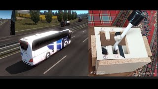 Ets 2-Neoplan Otobüs-Kami̇l Koç Turi̇zm-Logi̇tech Di̇reksi̇yonel Yapimi Vi̇tes-Rtx 2070