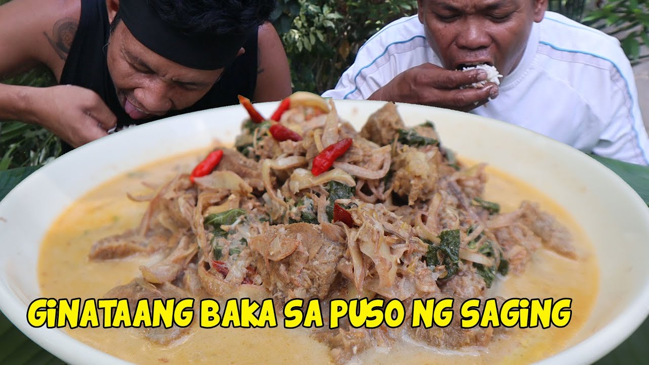 GINATAANG BAKA MAY PUSO NG SAGING | LUTONG BAHAY