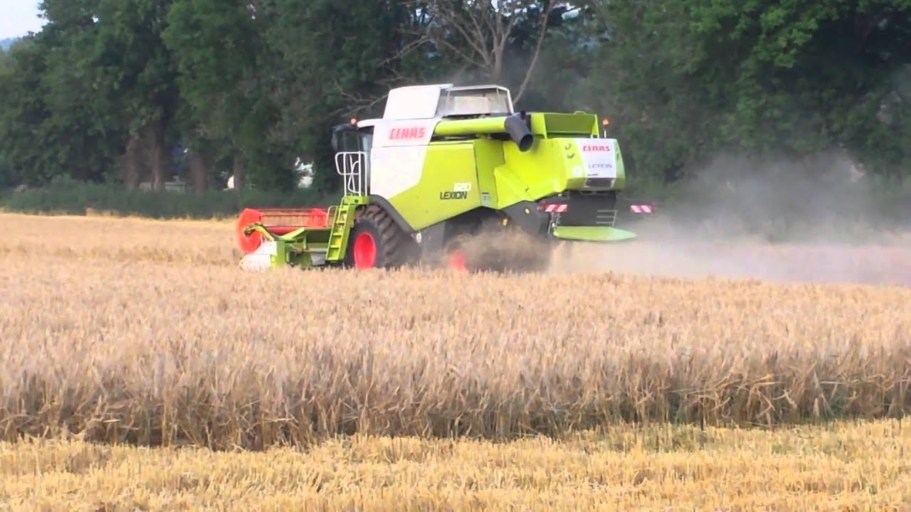 Gerste Dreschen 2015 // Claas Lexion 620