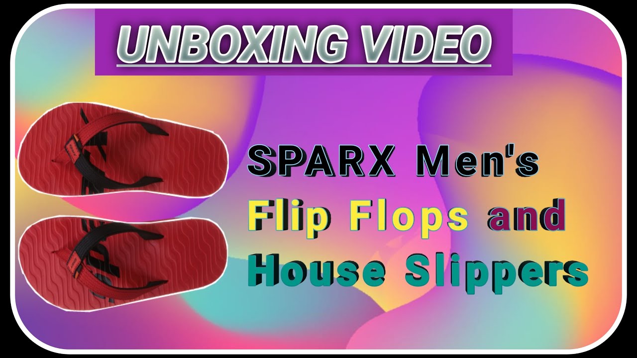 SPARX MEN'S FLIP FLOPS AND HOUSE SLIPPERS - YouTube