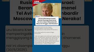 Rusia Ultimatum Israel: Berani Serang Khamenei, Tel Aviv Akan Dibombardir Jadi Neraka!