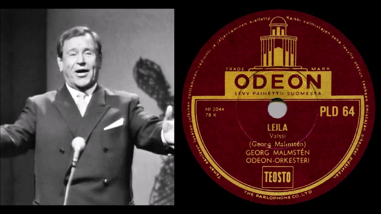 LEILA, Georg Malmstén ja Odeon-orkesteri levyttivät 26.3.1953