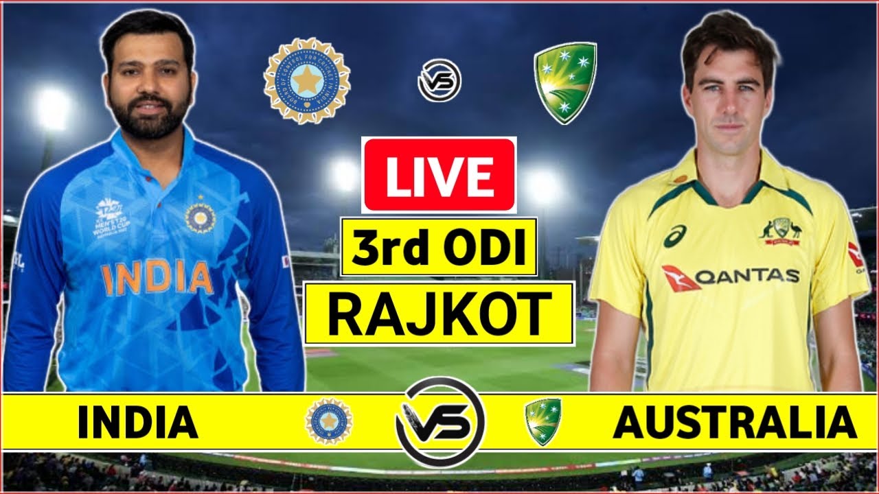 IND vs AUS 3rd ODI Live Scores India vs Australia 3rd ODI Live Scores and Commentary Aus Innings