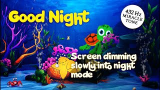 432 Hz Sleep Music, Lullaby for babies, Screen dimming slowly into night mode screenshot 5