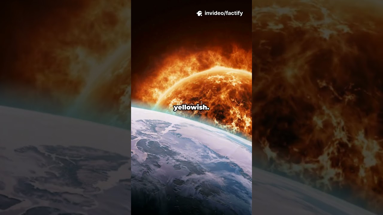 The Sun’s True Color Isn’t Yellow! ☀️ | Mind-Blowing Space Fact 