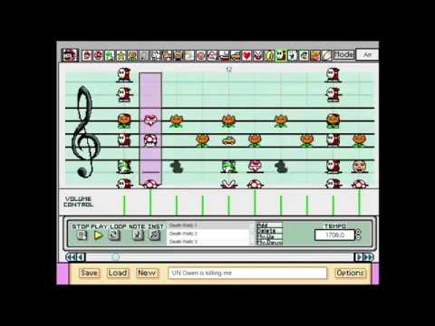UN Owen Was Her (Death Waltz) - Super Mario Paint [April Fools]