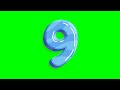 Countdown 10 seconds - Free Green Screen | พื้นเขียว นับถอยหลัง 10 วินาที
