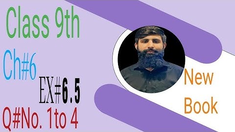 Class 9th math || Exercise 6.5 || Question No 1, 2, 3 & 4 New Math Book || Chapter 6 || Trigonometry