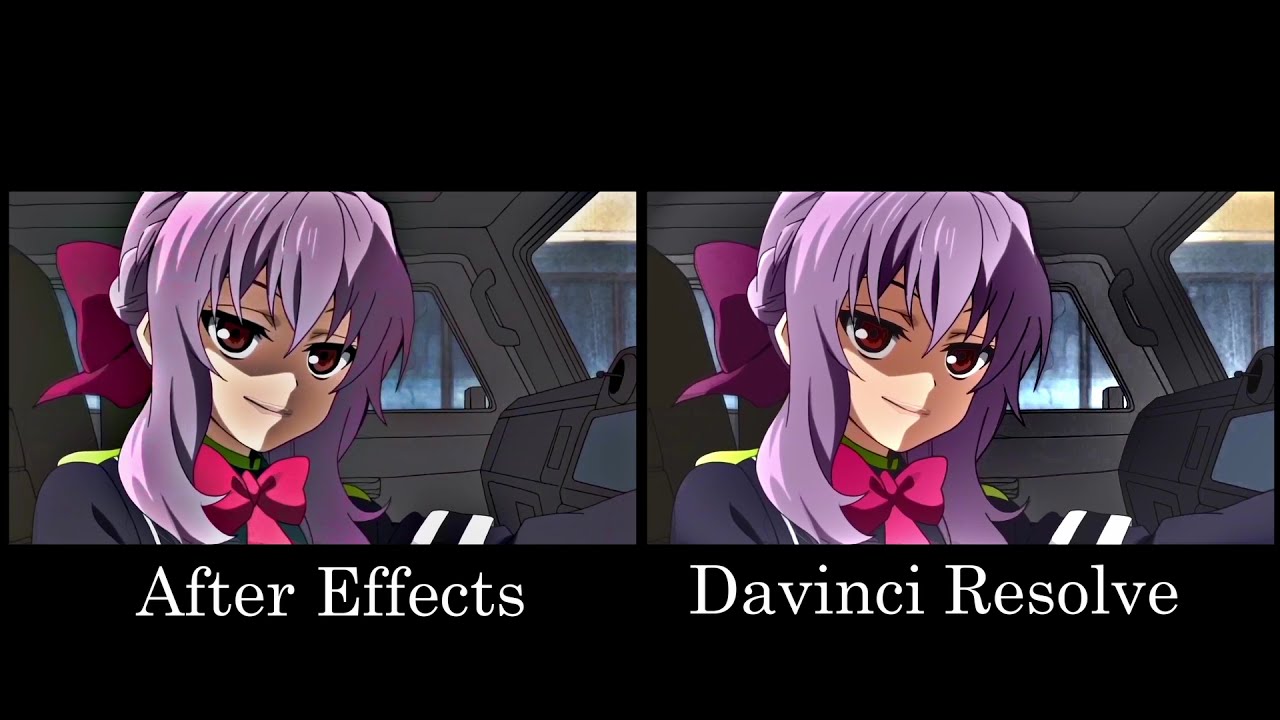 Anime Edit After Effect Vs Davinci Resolve YouTube