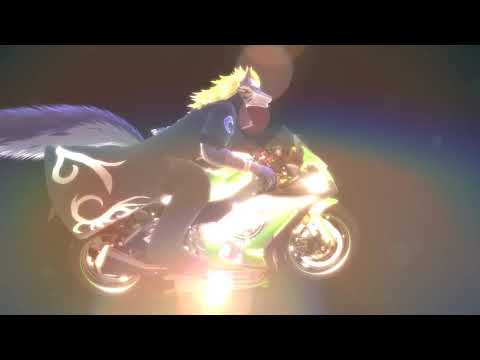 【MMD放サモ】フェンリルをちょっとバイクに乗せてみた!!