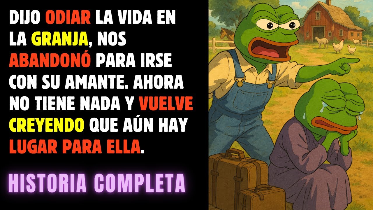 Me ABANDONÓ porque ODIABA la GRANJA, FRACASÓ en la CIUDAD y ahora quiere mi PERDON