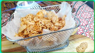 Lotus Root Chips Recipe - Kamal Kakdi Chips Recipe - Beh  Chips Recipe