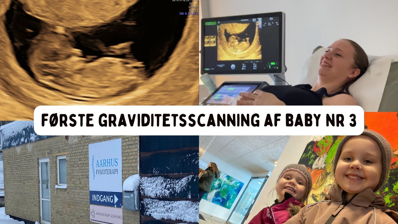 Vlog - Første graviditetsscanning/tidlig scanning af baby nr 3 - YouTube